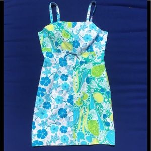 White Label Lilly Pulitzer Gidget dress, blue green